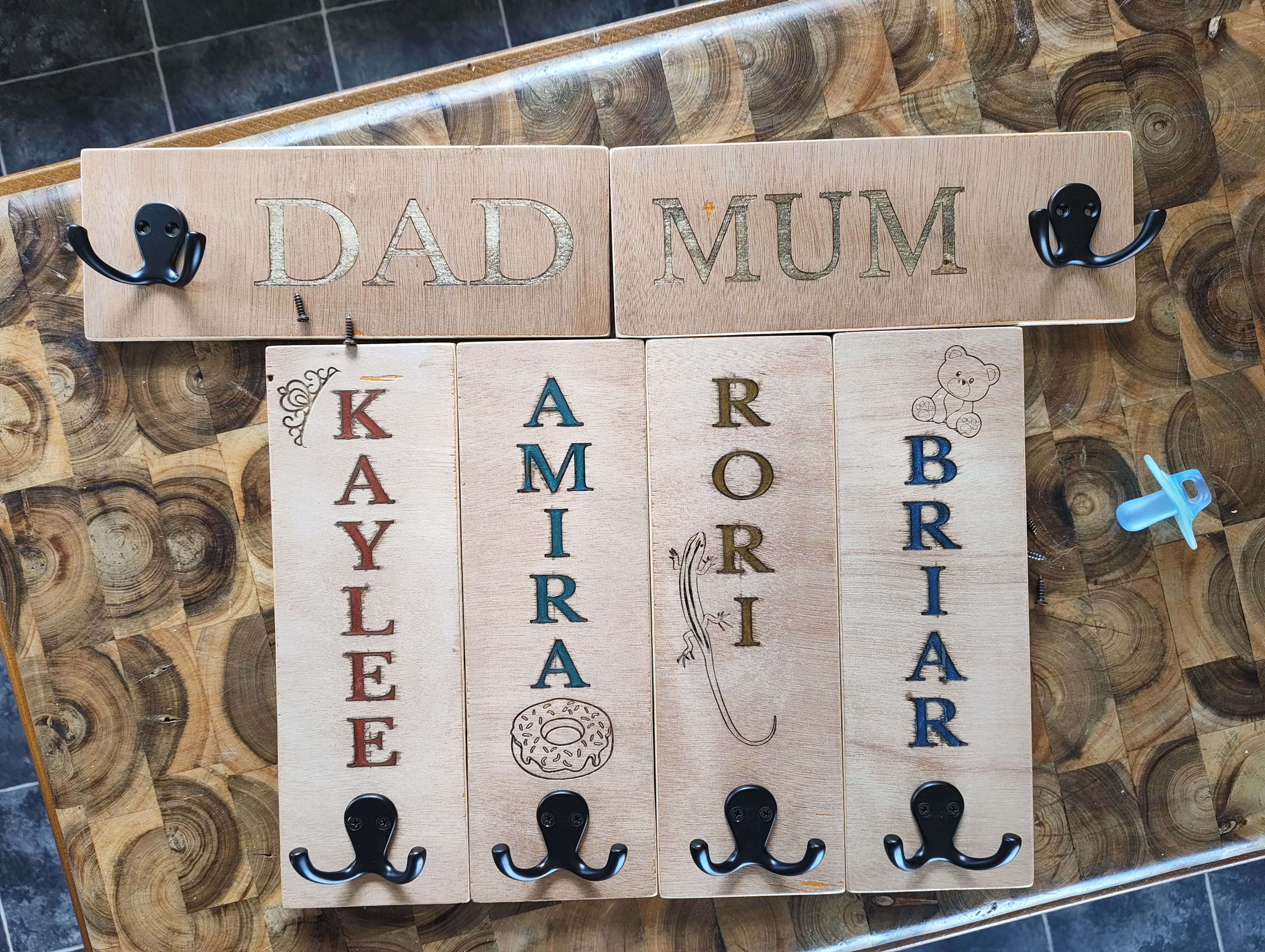 Custom Resin Filled Bag Hook