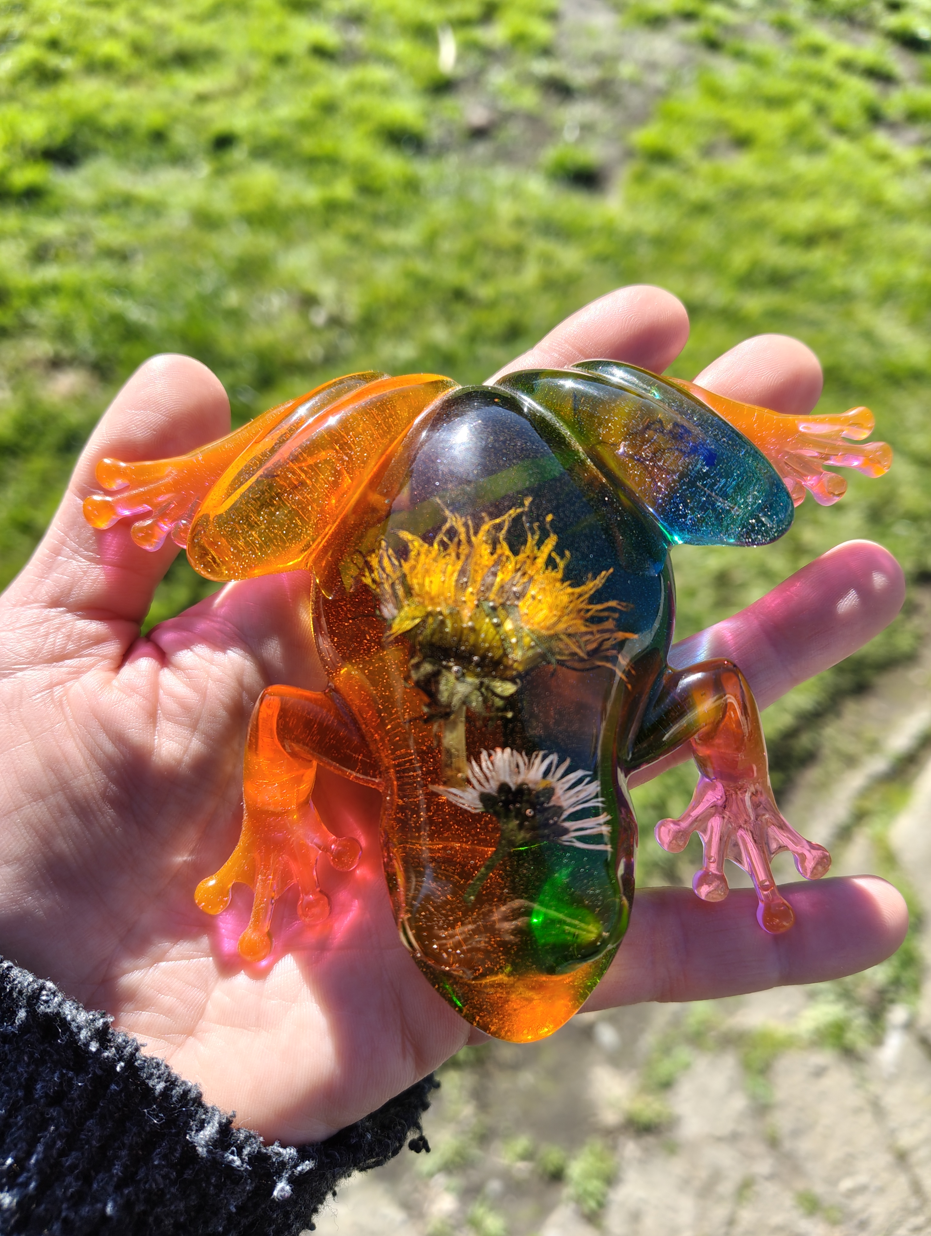 "Forg The Frog" Resin Figurine