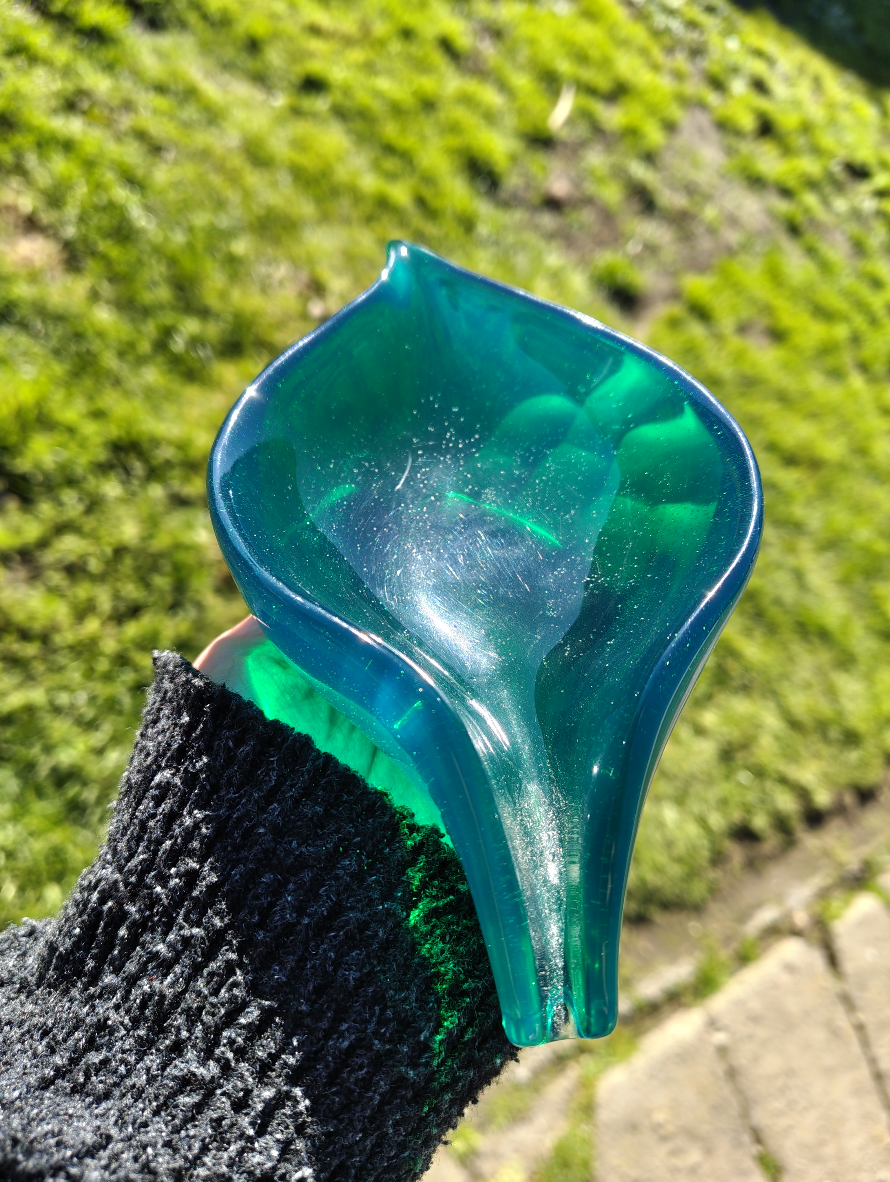 "The OG Emerald" Teal Resin Soap Throne