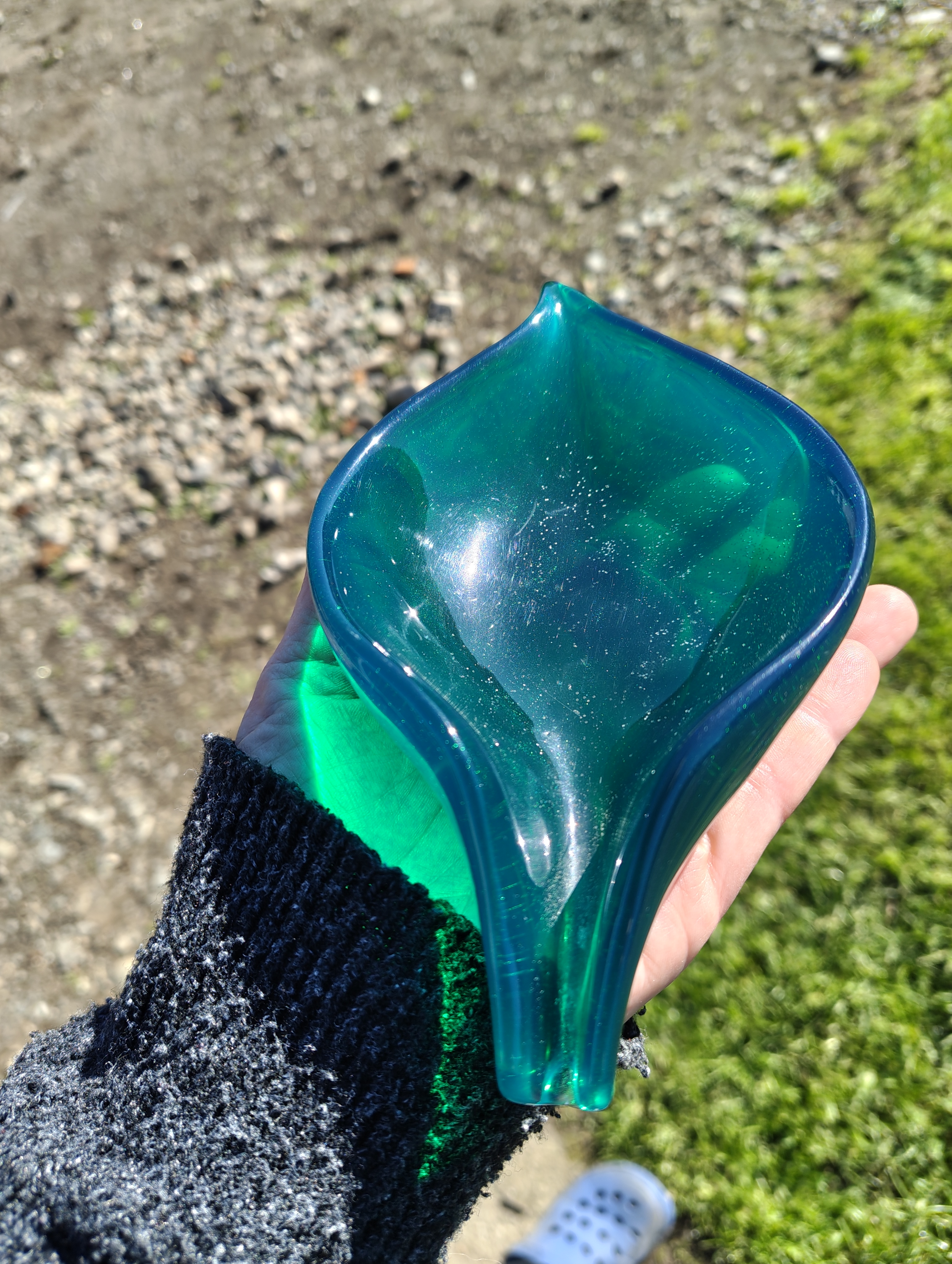 "The OG Emerald" Teal Resin Soap Throne