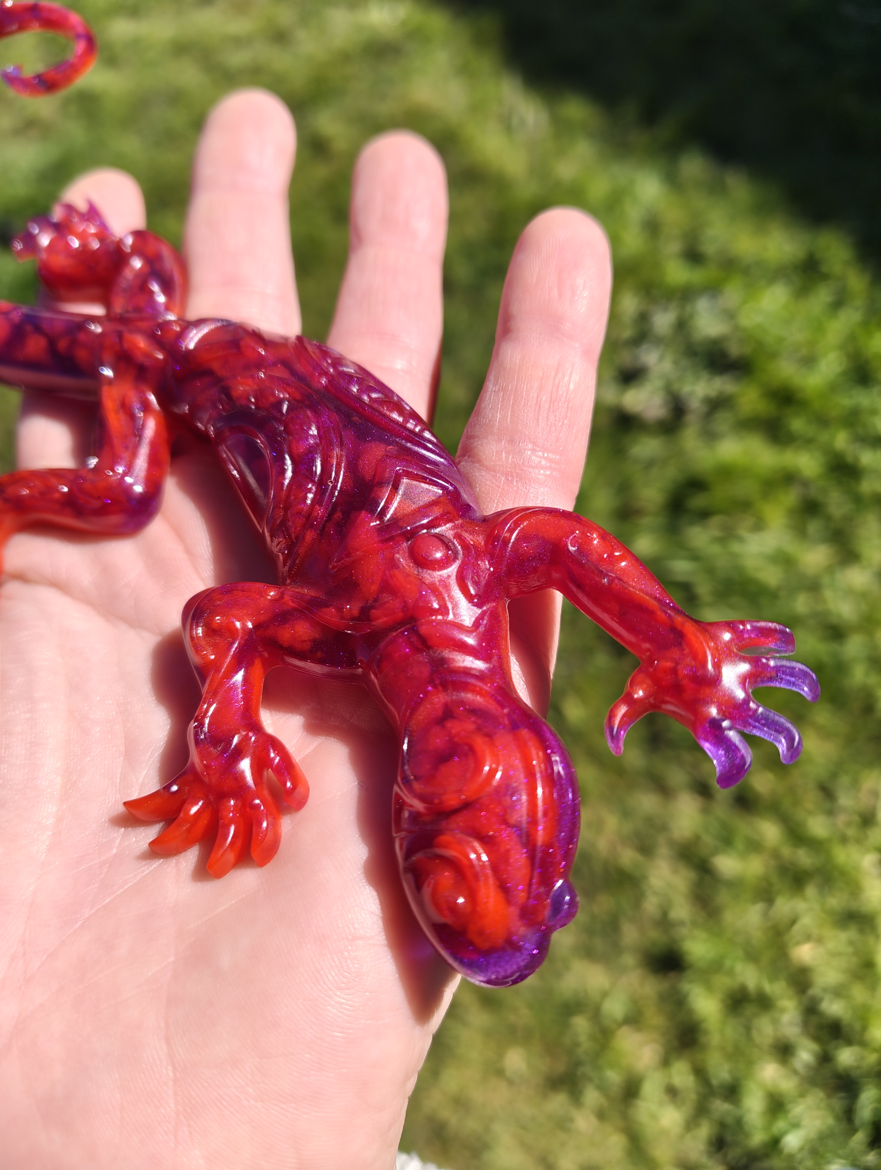 "Karma Chameleon" Resin Lizard