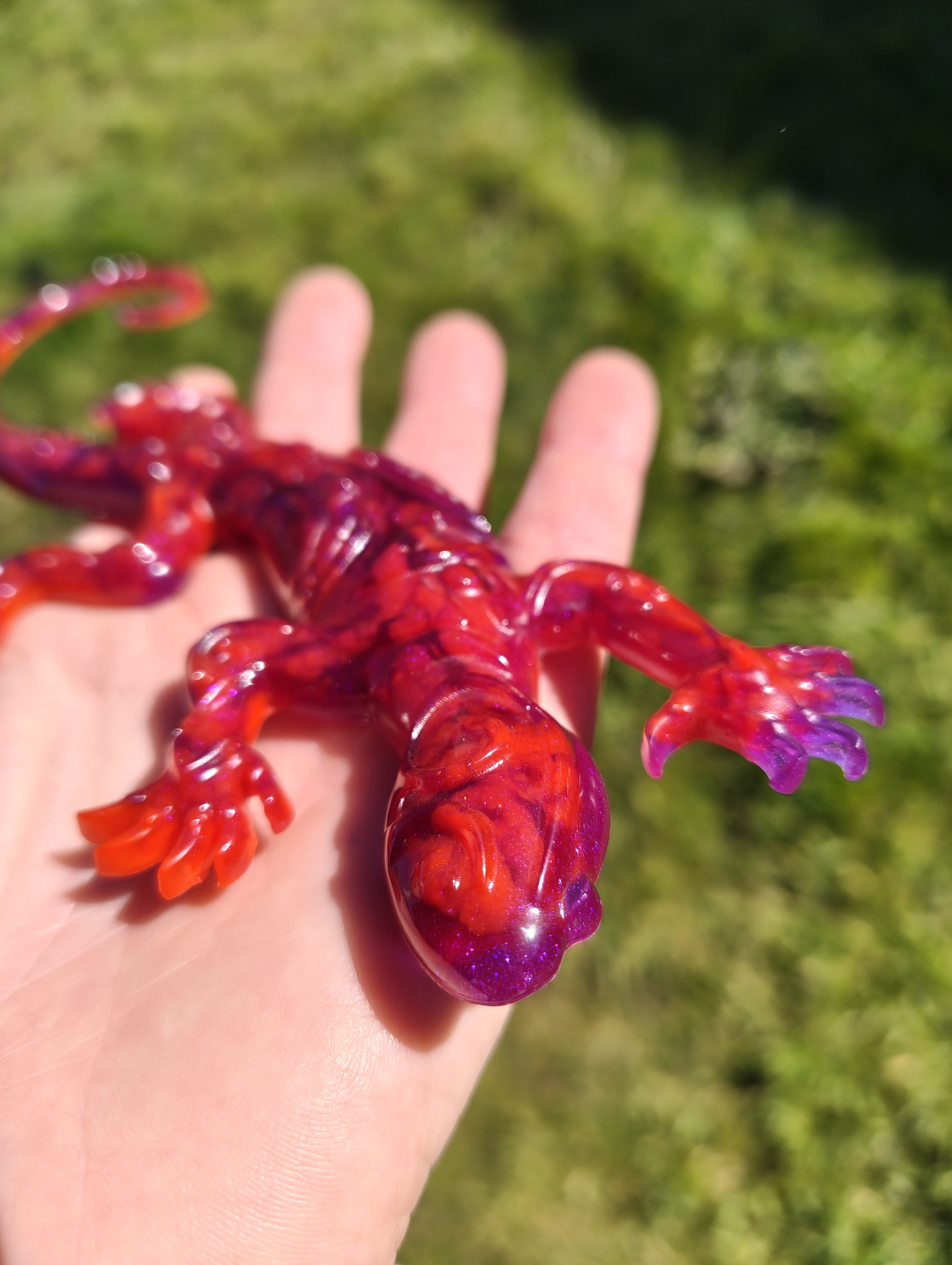 "Karma Chameleon" Resin Lizard