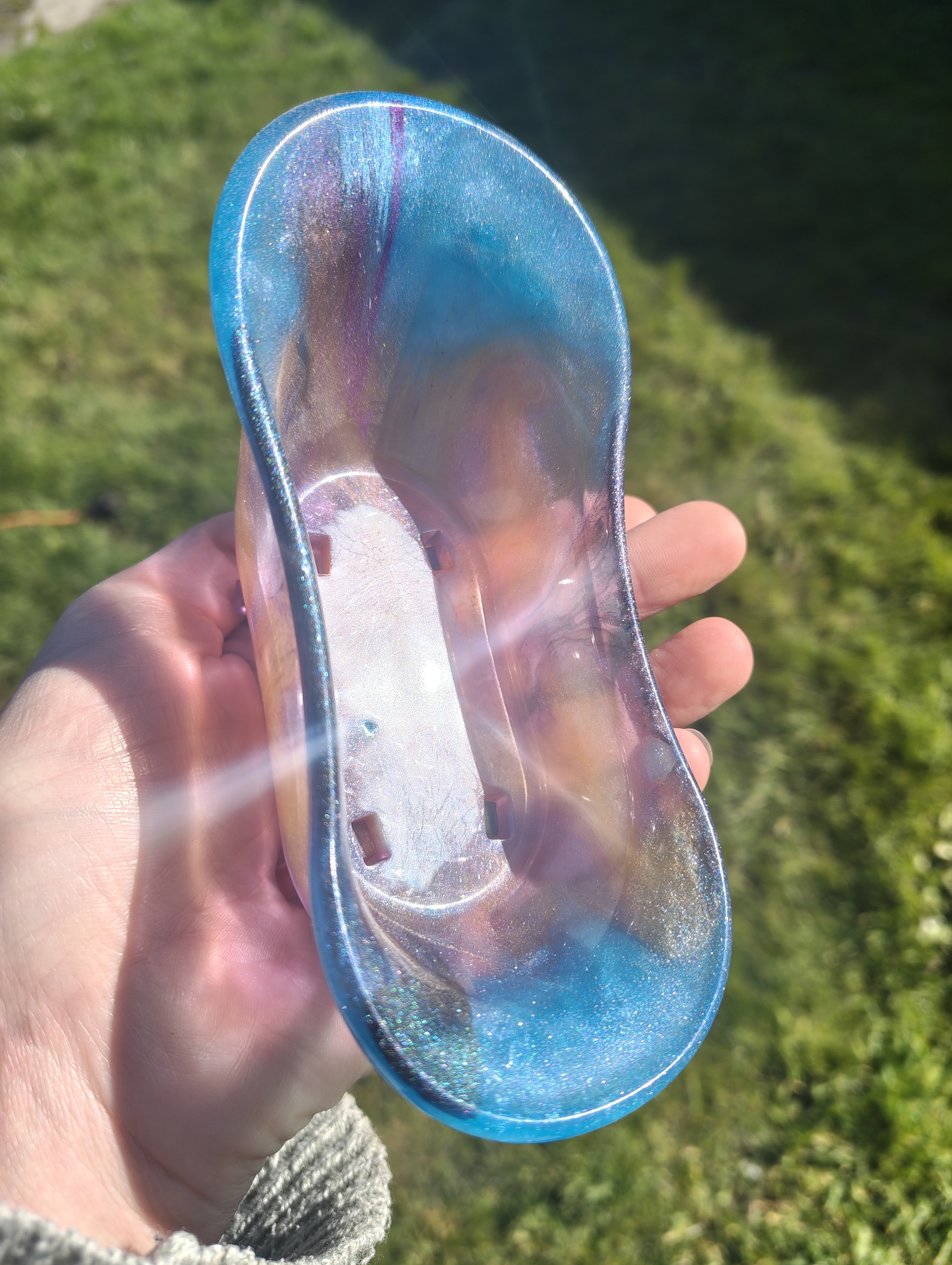 "Cosmic Nebula" Mini Clawfoot Bathtub Soap Dish