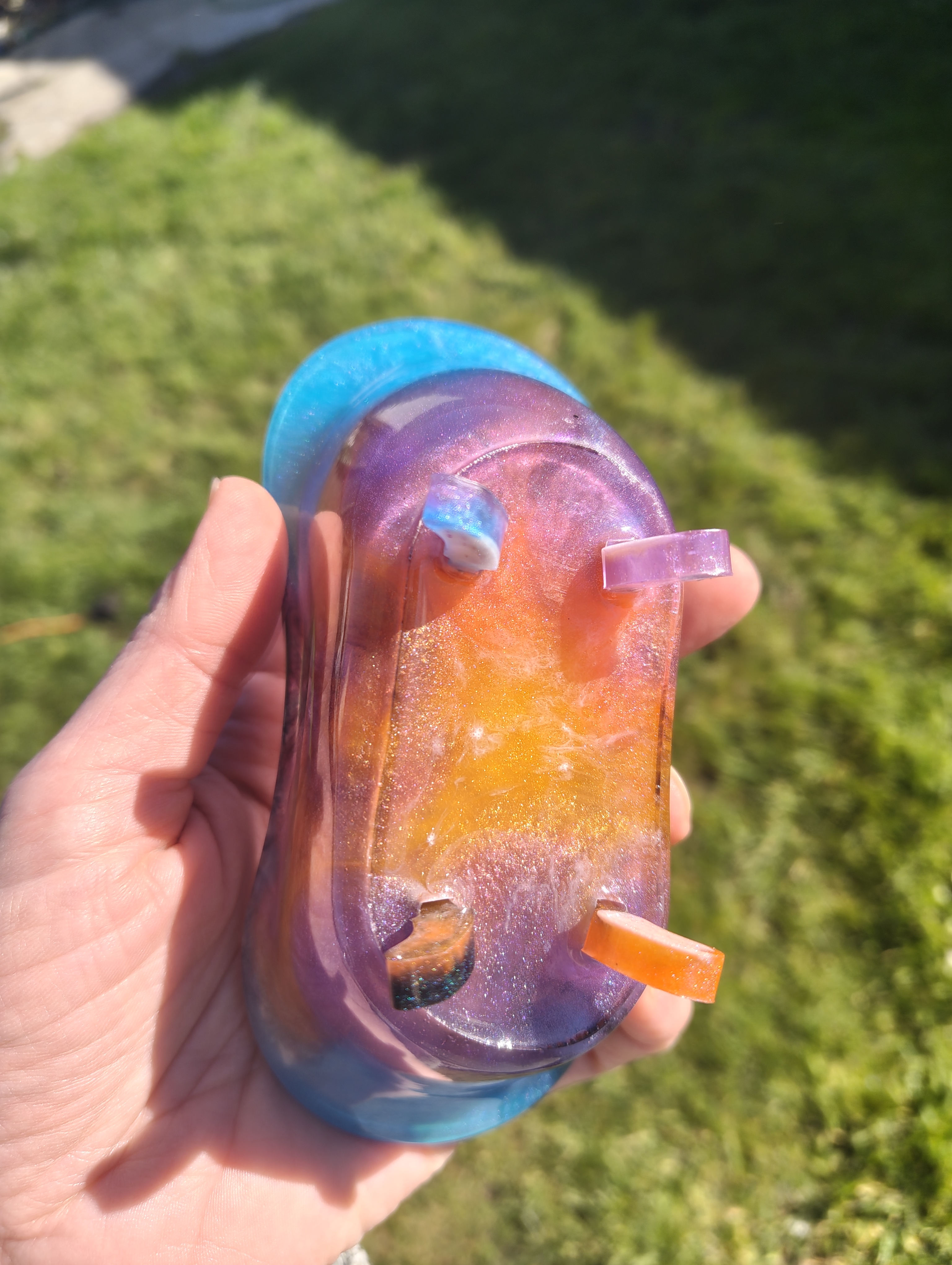"Cosmic Nebula" Mini Clawfoot Bathtub Soap Dish