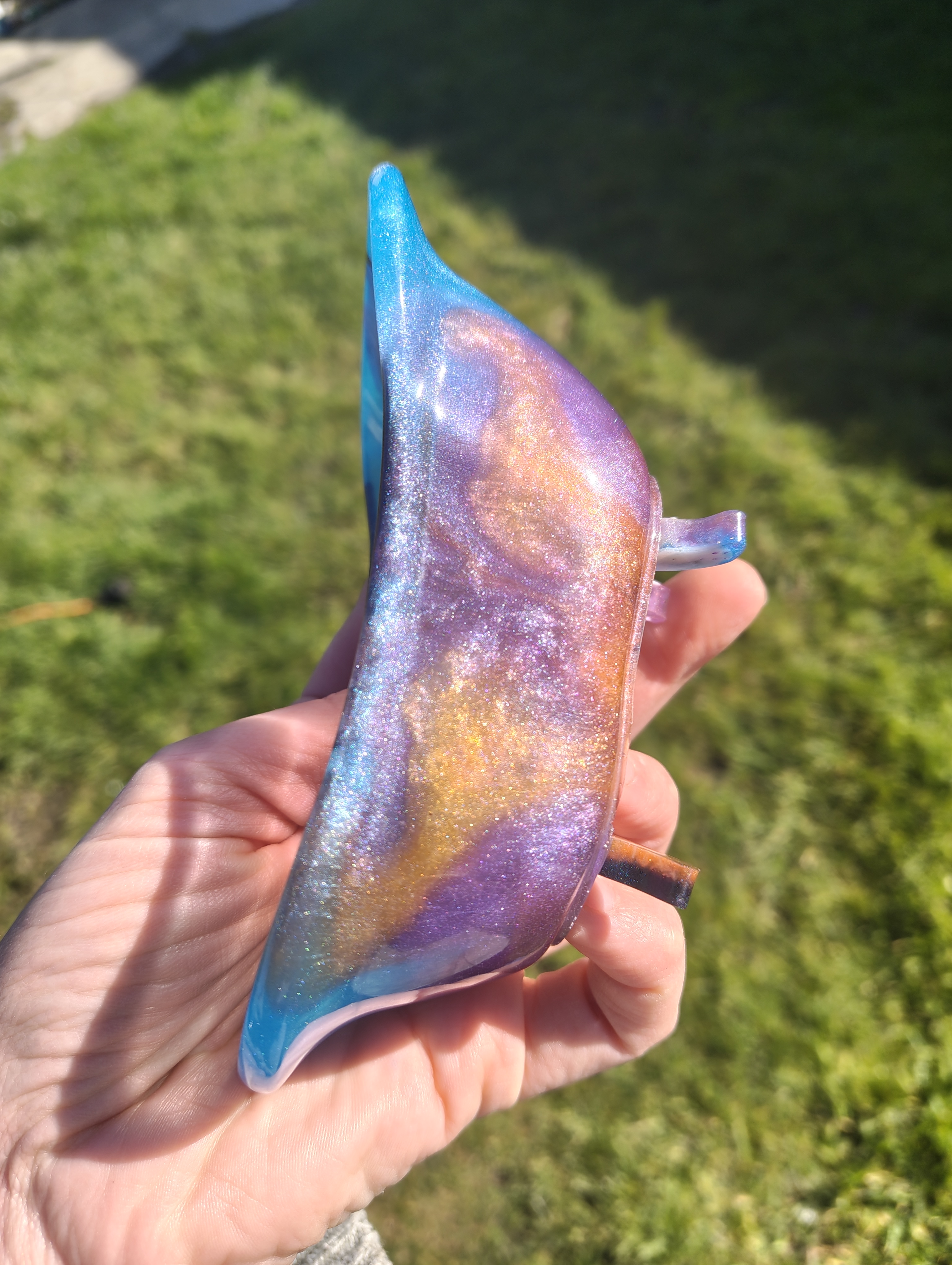 "Cosmic Nebula" Mini Clawfoot Bathtub Soap Dish