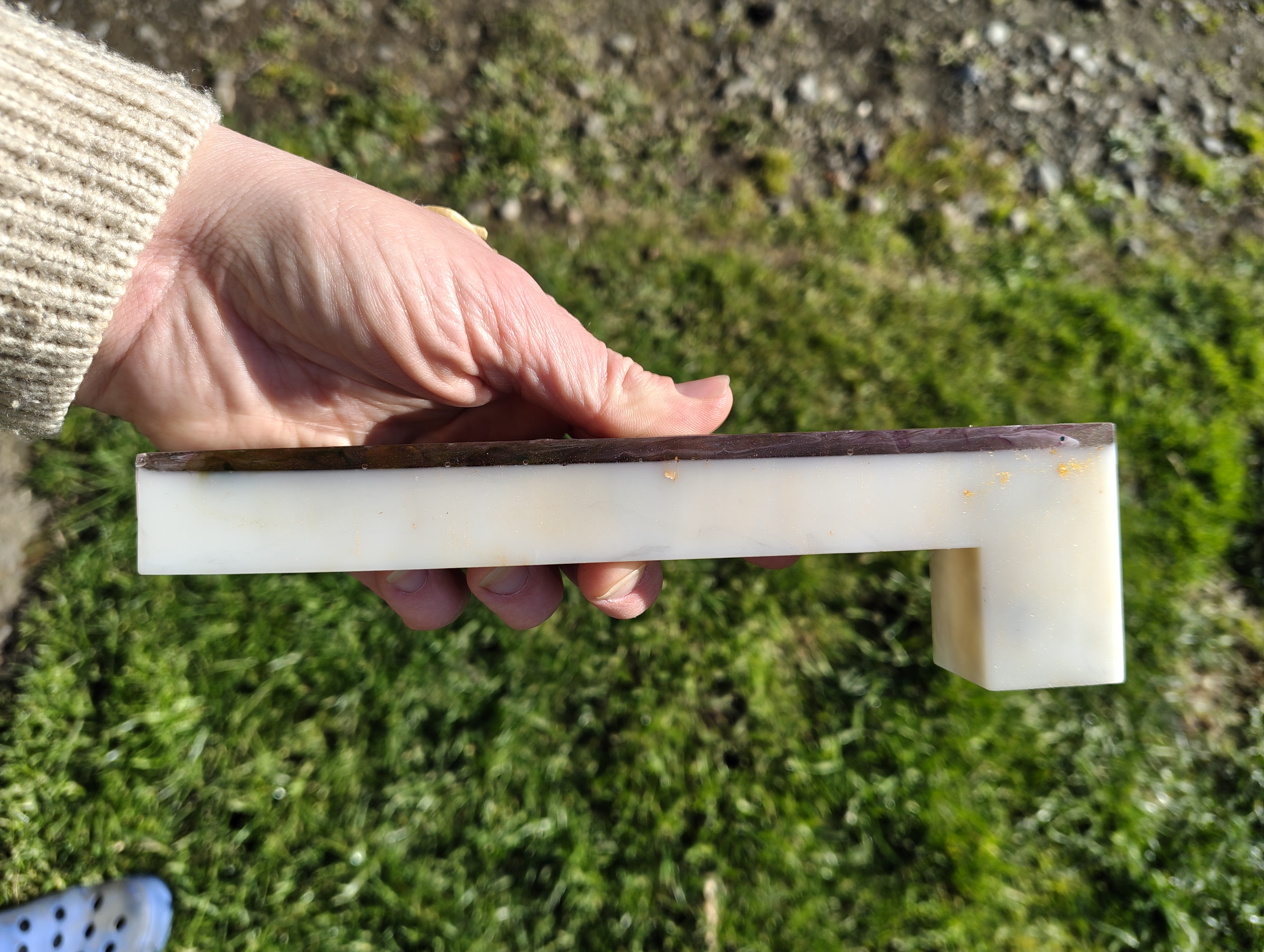 "Plum Marble" Incense Burner & Mini Candle Holder