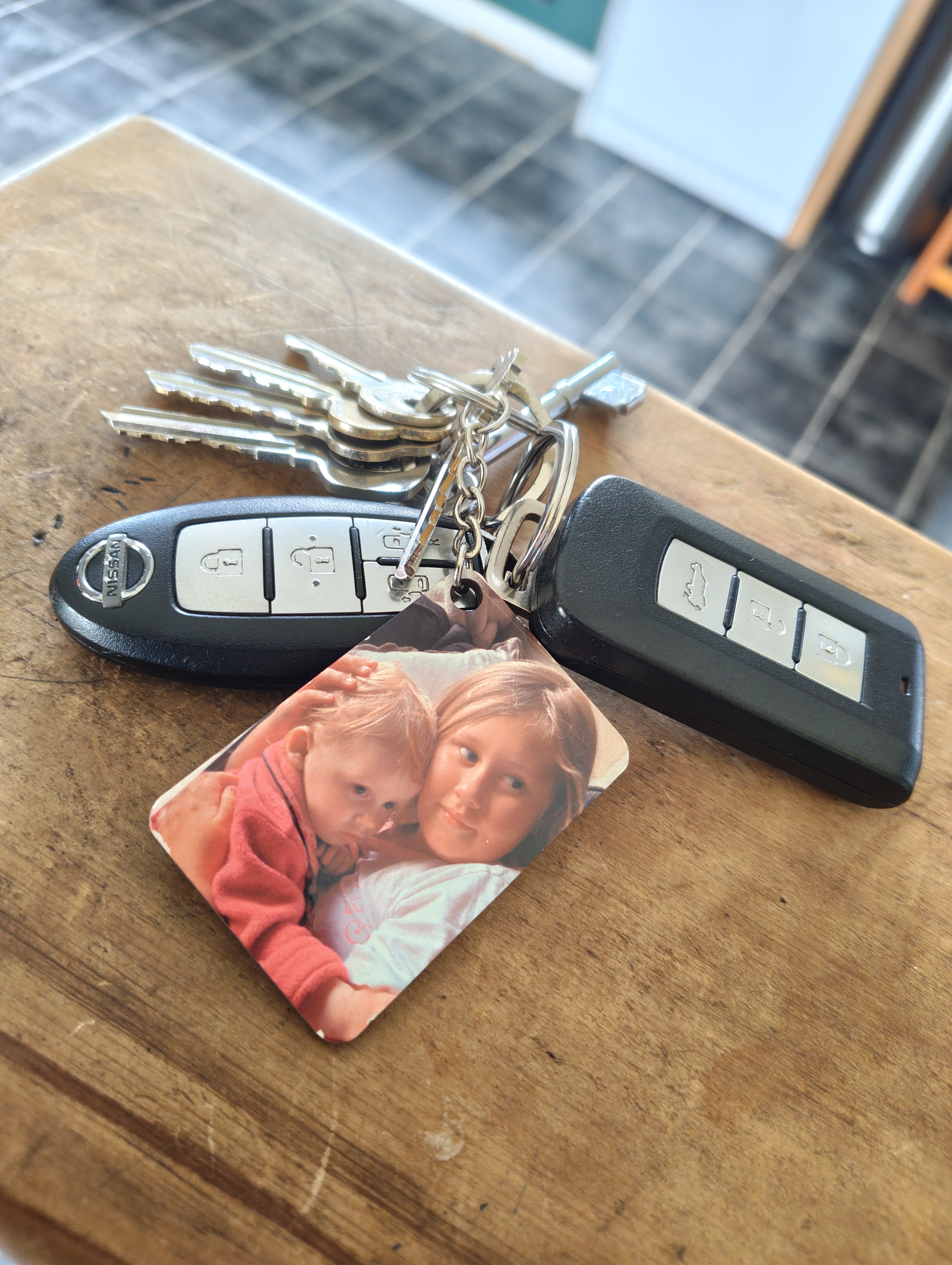 Custom Double-Sided Photo & Keepsake Keyring